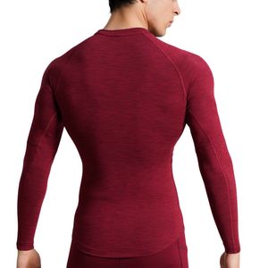 T-shirt de sport pour homme à compression haute élasticité, séchage rapide, anti-transpiration, protection contre les éruptions cutanées, vente en gros OEM - Product Image 4