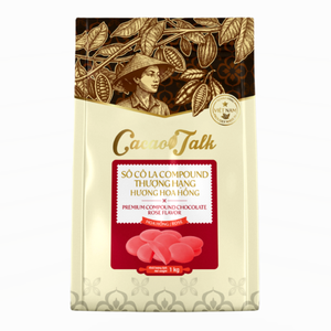 Chocolate Compuesto de Rosa al por Mayor de Fábrica OEM/ODM, Botones de Chocolate de Cacao de Alta Calidad a Granel 1KG para Panadería, Galletas, Bizcochos, HALAL, ¡Venta Caliente! - Product Image 1