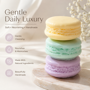 Private Label Organic Transparent Herbal Macaron <b>Soap</b> <b>Set</b> Handmade Whitening Skin Moisturizing Face & Toilet <b>Soap</b> for Dry Skin - Product Image 3