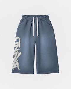 Conjunto Deportivo Vintage Lavado de Talla Grande para Hombre, Tendencia 2026 |   Sudadera con capucha y cremallera con efecto desgastado y pantalones deportivos de pierna ancha estilo streetwear - Product Image 6