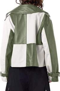 Veste en cuir pour femme au design unique, couleur personnalisée, très vendue / Nouvelle veste en cuir pour femme à manches longues, tendance, de qualité supérieure - Product Image 3