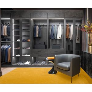 JY Project Customized MDF European Design Luxury Walk-in <b>Wardrobe</b> Adjustable Shelves Modern Bedroom Closet Hotel Villa - Product Image 3