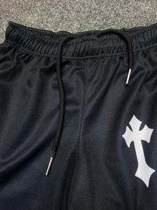 Pantalones Cortos de Baloncesto Tejidos para Hombre, de Secado Rápido, Estampados, Deportivos, con Cordón Ajustable, Informales, para Entrenamiento, con Letras - Product Image 6