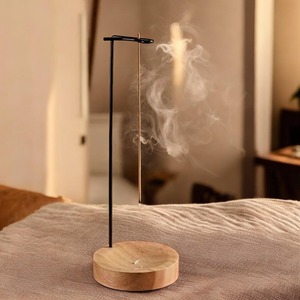 Minimalist Wooden Incense Holder Handmade Metal <b>Stick</b> Burner for Aromatherapy & Home Decor At Global Export From India - Product Image 3