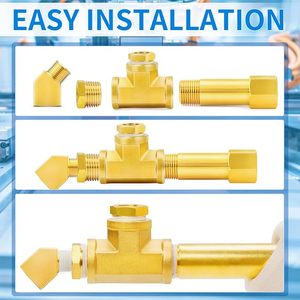ข้อต่อท่อทองเหลือง ข้องอ 90 องศา เกลียว NPT หัวสี่เหลี่ยม ขึ้นรูปด้วยเครื่อง CNC สำหรับเชื่อมต่อระบบประปา - Product Image 6