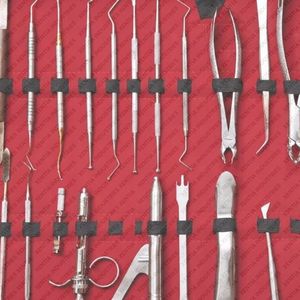 Ensemble d'instruments dentaires de haute qualité, kit d'outils orthodontiques, instruments chirurgicaux dentaires en acier inoxydable dans une valise - Product Image 2