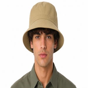 Unisex Bucket Hat Soft Cotton Casual Wide Brim Outdoor Streetwear Fashion Comfortable <b>Neutral</b> Headwear Soft Cotton Wide Brim - Product Image 1
