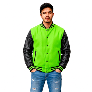 Blouson universitaire personnalisé pour les boutiques, fabricant de vêtements streetwear, blouson Letterman, vente en gros, vêtements à marque privée, fournisseur OEM - Product Image 4