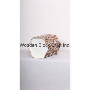 เปลี่ยนแปลงพื้นที่ของคุณด้วยถังขยะกระดาษแข็ง DIY ทำจากวัสดุผ้าฝ้ายพิมพ์ลายดอกไม้ สำหรับใช้ในบ้านและโรงพยาบาล - Product Image 2