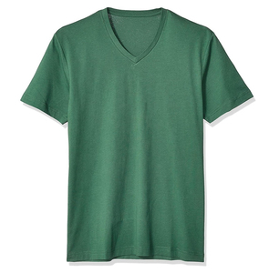 Camiseta Casual de Manga Corta para Hombre, 100% Algodón, Color Sólido, Transpirable, de Secado Rápido, Personalizable con Impresión OEM, para Uso Diario en Otoño/Invierno - Product Image 1