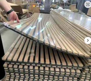 Diffuseur acoustique en bois massif et MDF de 21 mm d'épaisseur avec fibres de polyester pour une insonorisation moderne et un design écologique - Product Image 5