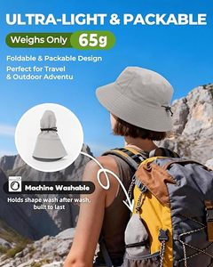 Sombrero de Pescador Gris Ovivender Unisex, Color Sólido, Mezclilla, para Exteriores, Primavera/Verano, Uso Casual, 54-56CM de Circunferencia de Cabeza, Bordado 3D - Product Image 6