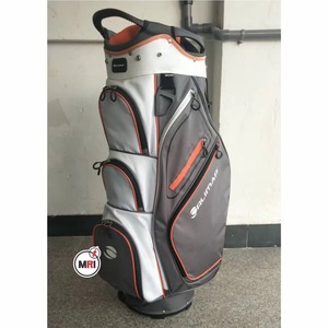 Bolsa de Golf de Alta Calidad con Logotipo Bordado Personalizado, Bolsa de Golf de Piel Sintética y Poliéster Negra, Blanca y Gris, Bolsas de Golf para Hombre - Product Image 5