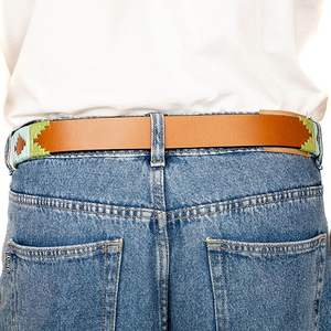 Cinturón Deportivo de Cuero Argentino de Primera Calidad, Hecho a Mano, Bordado a Mano, Cinturones Bordados, Accesorios para Hombre - Product Image 3