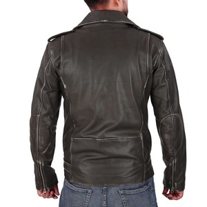 New Fashion Custom Leather <b>Jacket</b> for Men Best Price Leather <b>Jacket</b> for Men Wholesale Low Price - Product Image 6