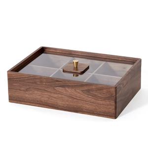 Caja rectangular económica con múltiples compartimentos para dulces/frutos secos/nueces, con el mejor estilo y un diseño único. - Product Image 1
