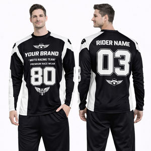 Vêtements de motocross sur mesure OEM en gros, maillot de moto sublimé, prix d'usine, vêtements de course - Product Image 1