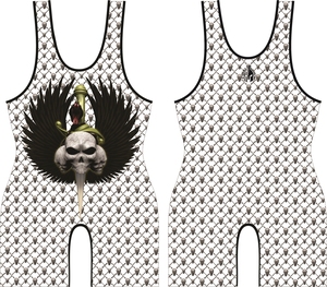 He She Wears Débardeur de compression unisexe sans manches en polyester, ajusté, avec impression par sublimation et motif lettres, pour le fitness, à enfiler - Product Image 3