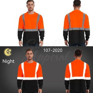 Camisetas de seguridad premium diseñadas para trabajos industriales, proyectos de construcción y actividades diarias en el lugar de trabajo con tela cómoda. - Product Image 4