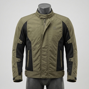 Men’s Cordura Motorcycle <b>Jacket</b> – Breathable Perforated Riding <b>Jacket</b>, Durable Protective <b>Biker</b> Gear-FACTORY RATE HIKE IMPEX - Product Image 1