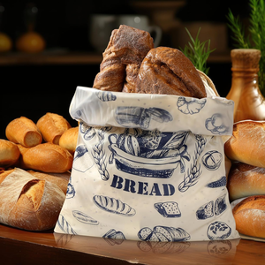 Eco Friendly Jute Bread <b>Bag</b> Custom Size and Design Available for Bakery Packaging - Product Image 2
