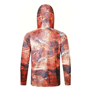 Chemise tactique légère personnalisée UPF 50+ à séchage rapide, respirante, protection UV, chemise de pêche pour homme, vêtements de pêche, sweat à capuche camouflage - Product Image 3