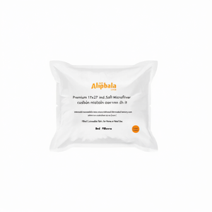 Premium 17x27 Inch Soft Microfiber Pillow Cushion Shredded Memory <b>Foam</b> Filled Customizable Fabric for Home or Hotel Use - Product Image 2