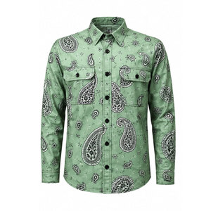 Sleeve <b>Welding</b> <b>Shirt</b> Workwear Relaxed Fit Western Workers Flame Resistant Hot Sale Pearl Snap Button CAT 2 Welder Long Sleeve - Product Image 2