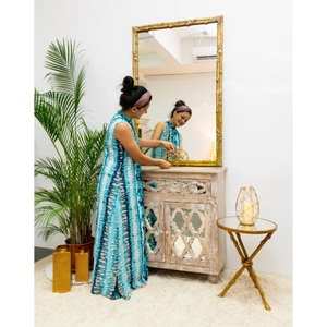 Premium Turquoise <b>Vanity</b> Mirror for <b>Bedroom</b> Handcrafted Inspired Frame with Elegant Reflective Beauty - Product Image 5