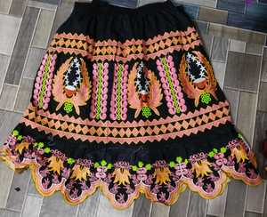 2026 Womens Denim Wrap Skirt 100% Cotton Hawaiian Islander Design <b>Mini</b> Skirt Stretchy for Spring Summer Autumn Winter Skirt 2026 - Product Image 5
