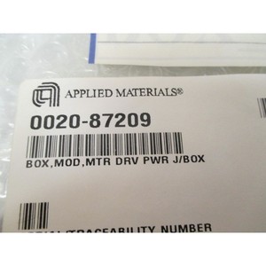 AMAT 0020-87209 BOX, MOD, MTR DRV PWR J/BOX - Équipements et pièces semi-conductrices d'occasion fiables à l'échelle mondiale - Product Image 6