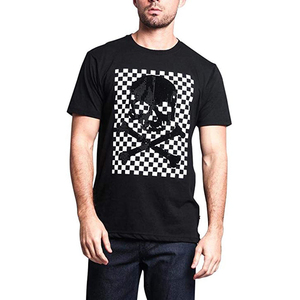 Camiseta de Hombre Oversize 100% Algodón con Lavado Ácido, Estampado por Transferencia Térmica, con Cuentas y Pedrería - ¡Gran Oferta! - Product Image 6