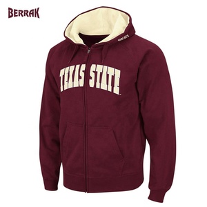 Texas State Bobcats Colosseum Arch & Logo Tackle Twill Full-Zip Hoodie - Maroon - Product Image 2