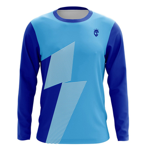 Wholesale Soccer Goalkeeper Jersey With Your Logo Long Sleeve Breathable Polyester Professional <b>Padded</b> Goalkeeper Jersey - Product Image 1