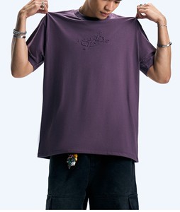 Camiseta de gimnasio vintage oversize con cuello alto y hombros caídos, lavado ácido, en blanco, para hombre, venta al por mayor, ODM, personalizada - Product Image 4