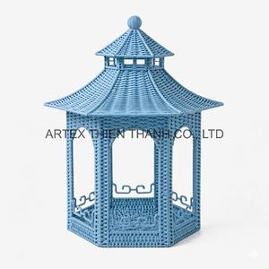Décoration Pagode en Rotin Tressé à la Main, Meilleure Vente, Ornement en Osier pour la Décoration Intérieure, Style Naturel, Fournisseur OEM - Product Image 2