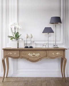 Handcrafted Wood <b>Console</b> <b>Table</b> With <b>Storage</b> Drawer For Living Room Entryway Home Interior Furniture - Product Image 4