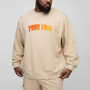 Sweat-shirt décontracté pour homme en tricot à col rond, manches longues, couleur unie, avec poignets côtelés, pull-over pour homme - Product Image 5