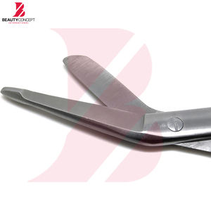 Tijeras para Vendajes de 5.5 Pulgadas, Instrumento Quirúrgico Médico de Acero Inoxidable de Primera Calidad, Tijeras para Trauma, Herramienta de Primeros Auxilios - Product Image 5