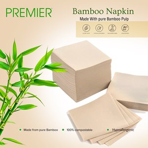 Biodegradable Recycled Paper Napkins 3 Ply Party Disposable Paper Napkins High Quality Disposable Table Napkins Supplier - Product Image 6