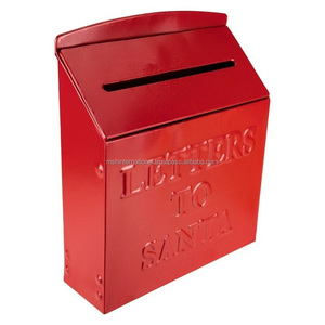 Caja de Metal con letras para decoración de jardín, accesorio negro con revestimiento de polvo para colgar en la pared del hogar - Product Image 3