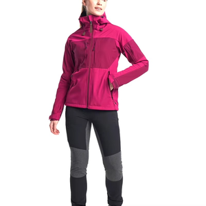 Chaqueta Softshell para Mujer, Impermeable, Cortavientos, Transpirable, con Capucha, para Senderismo al Aire Libre, Venta al Por Mayor OEM - Product Image 4