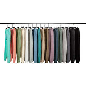 Pantalones Deportivos Nesta de Forro Polar Grueso de 400G, Pantalones Jogger Casuales para Hombre con Cordón, Holgados, Personalizables, Unisex, Estilo Cargo - Product Image 3