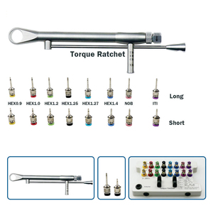 Kit Universal de Cirugía e Implantes Dentales para Laboratorio Dental, Kit Protésico Universal, Torquímetro para Implantes Dentales - Product Image 2