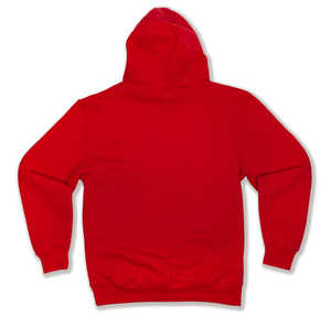 Sudadera con Capucha Oversize de Color Rojo, 80% Algodón, 20% Poliéster, al por Mayor, de Buena Calidad, con Etiqueta Privada y Logotipo Impreso - Product Image 3
