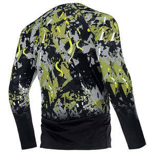 Camiseta Deportiva de Pesca para Hombre, Manga Larga, Secado Rápido, Estampada, Cuello Redondo, Corte Regular, Algodón/Fibra de Bambú, Tejido Sólido - Product Image 5