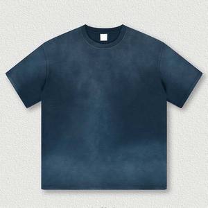 T-shirts surdimensionnés personnalisés pour hommes en coton 230 g/m², style vintage délavé à l'acide, coupe épaules tombantes, grande taille, style urbain - Product Image 4