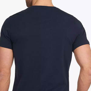 Camisetas de hombre de color sólido personalizadas al por mayor, transpirables, de gran venta, de corte holgado, estampadas, 100% algodón. - Product Image 5