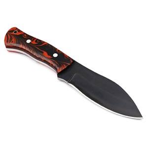 Cuchillo Táctico de Caza y Supervivencia de Acero Inoxidable con Mango de Madera Paka, Multifuncional para Exteriores, Venta al por Mayor OEM B2B OBM - Product Image 1