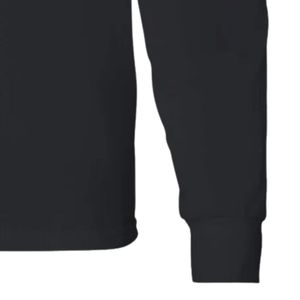 T-shirt noir à manches longues avec imprimé graphique 1908, col rond, décontracté, haut pour femme, mode streetwear, vêtement pour tous les jours - Product Image 2